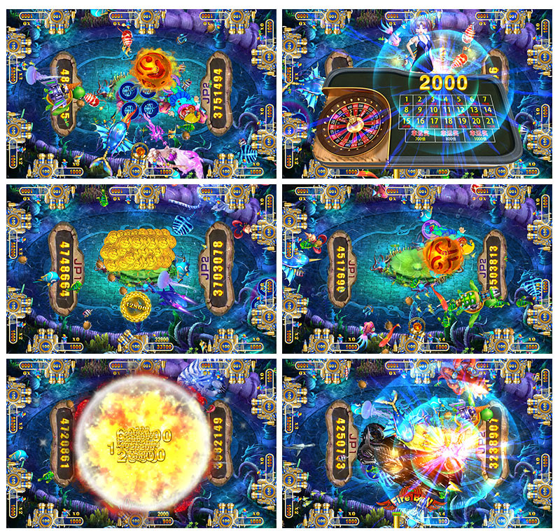 Casino Chips Batman Fish Game Board Touch Screen Optional