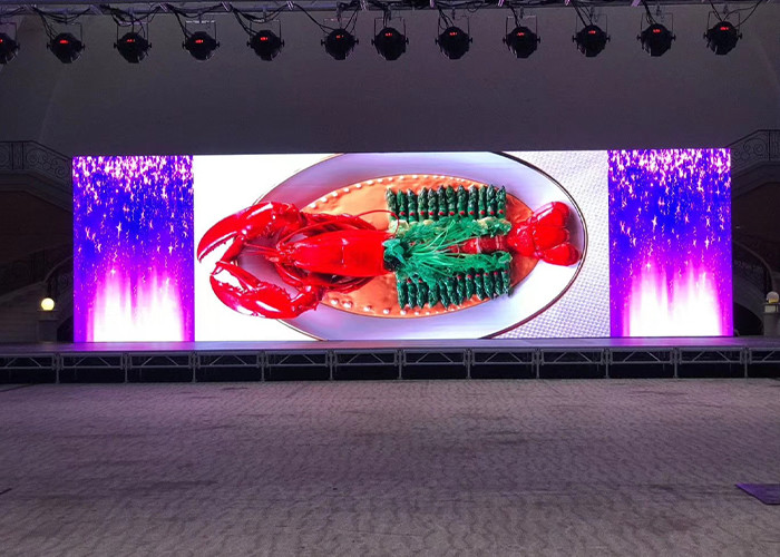 P3.91 Rental LED Displays Full Color Indoor Stage LED Video Wall Matrix Screen 500*500cm