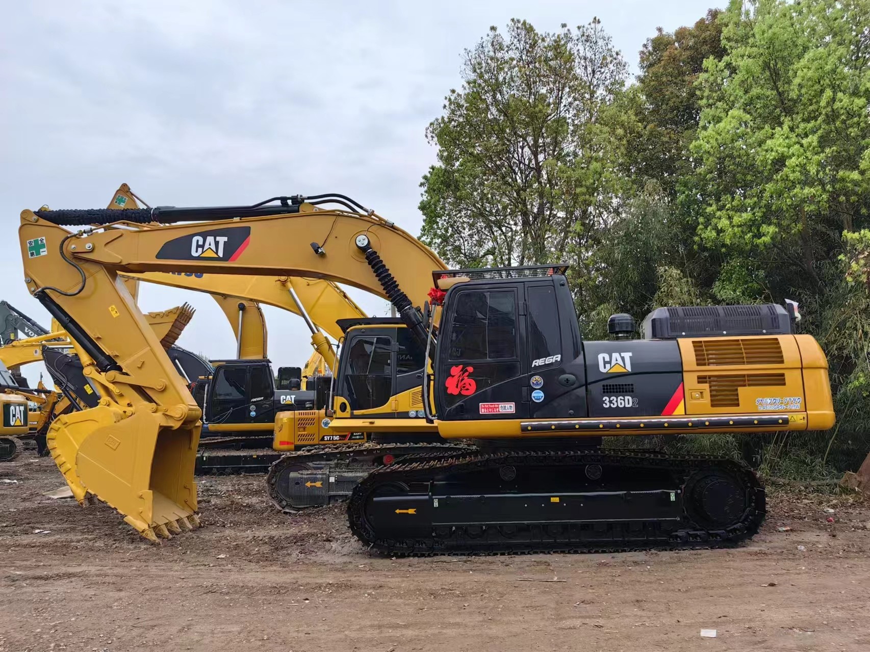 Cat336D used Crawler excavator for agriculture use 35 tons Caterpillar second-hand Cat336D excavator