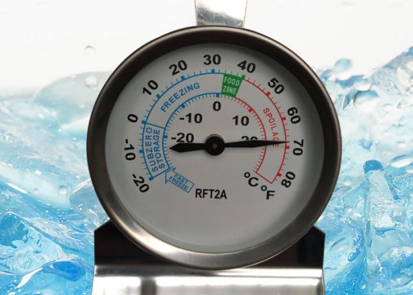 Quality 107mm Height Refrigerator Freezer Thermometer Analog Dial Thermometer for sale