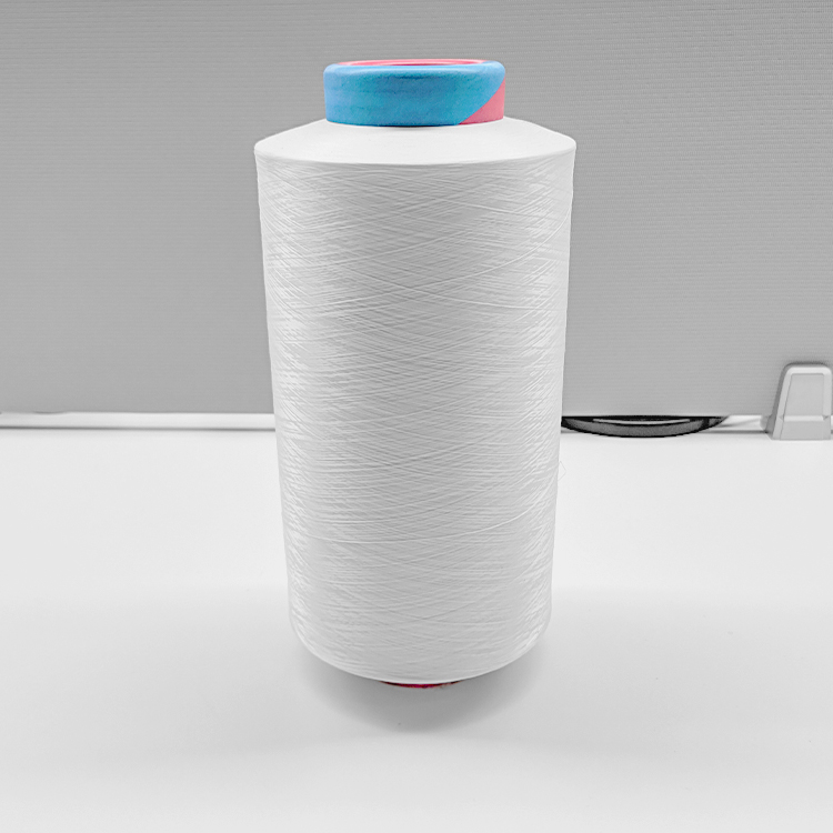 Hot Sale Soft Raw White Black Polyester Yarn for Knitting , China Supplier 200D/96F DTY 100% Polyester Yarn/