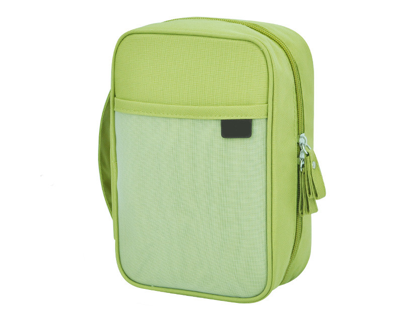 Square Green Hanging Waterproof Polyester Cosmetic Bag