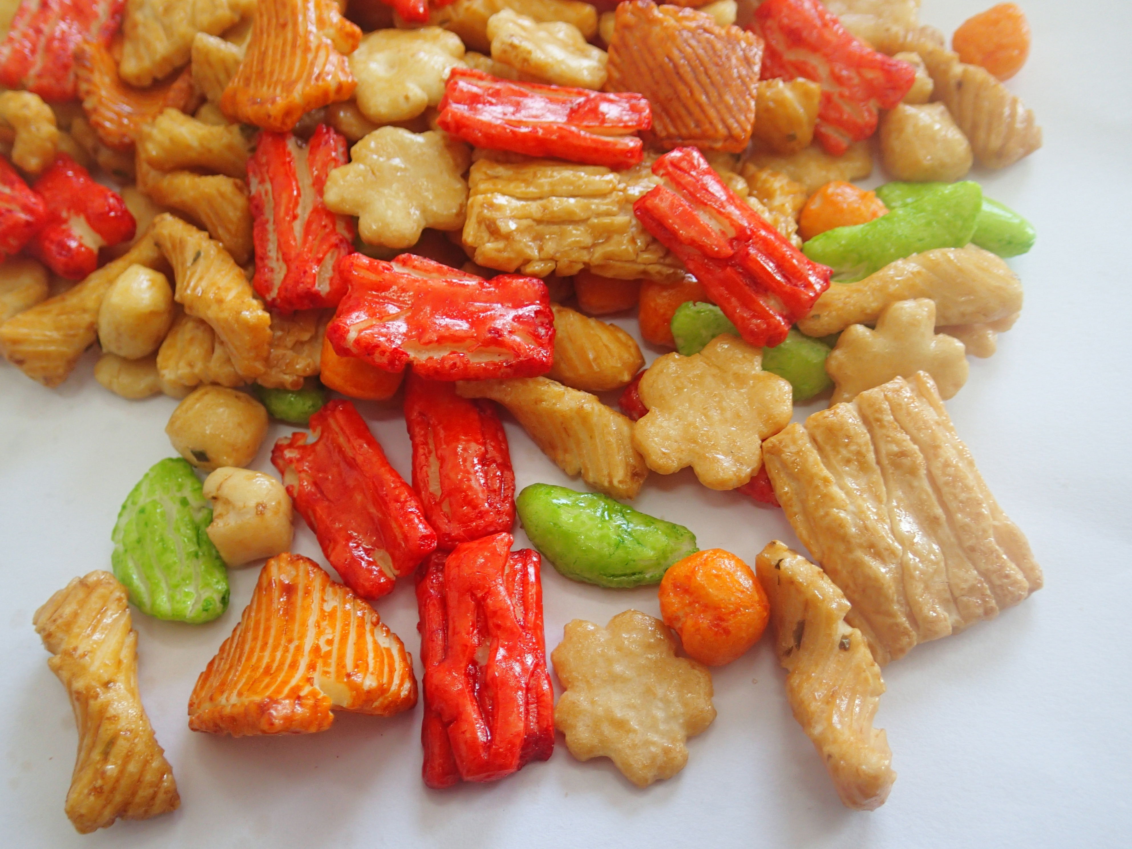 7.5kg Japanese Soy Sauce Rice Crackers Low Sugar Malto Dextrin