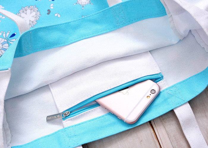 Handle Shopping Canvas Bag Fashion Promotional Eco - Friendly OEM Logo