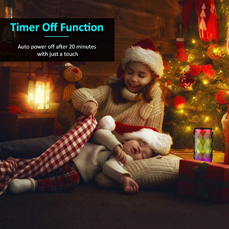 LED Colorful Glare Rhythm Lights Bluetooth Speaker Waterproof Portable Card Subwoofer