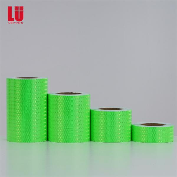 Fluorescent Reflective Vehicle Conspicuity Markings Tape Yellow Green