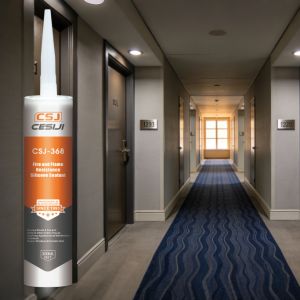  CSJ-368 Fire and Flame Resistance Silicone Sealant – Ideal for Hotels Public Places Fire Exits &amp; Building Sealing Manufactures