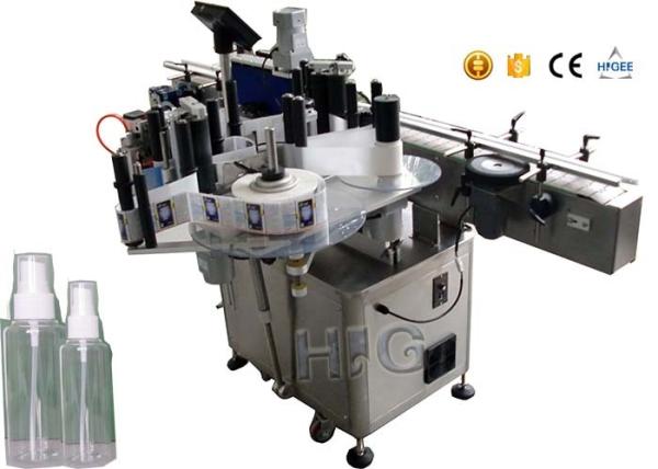 HIGEE Auto Pill Flat Bottle Labeling Machine Ahesive Sticker Stainless Steel