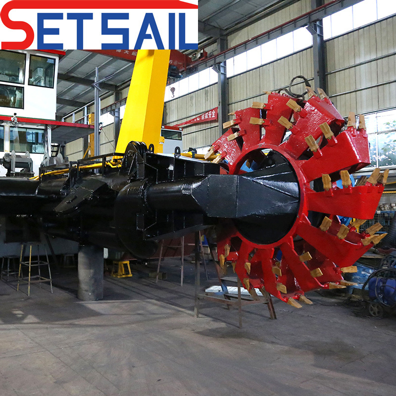 Sand Pump Wheel Bucket Mud Dredger with Diesel Engine