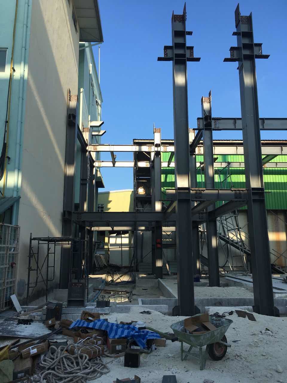 Easy Assemble Light Weight Warehouse Steel Structure Single Or Double Span