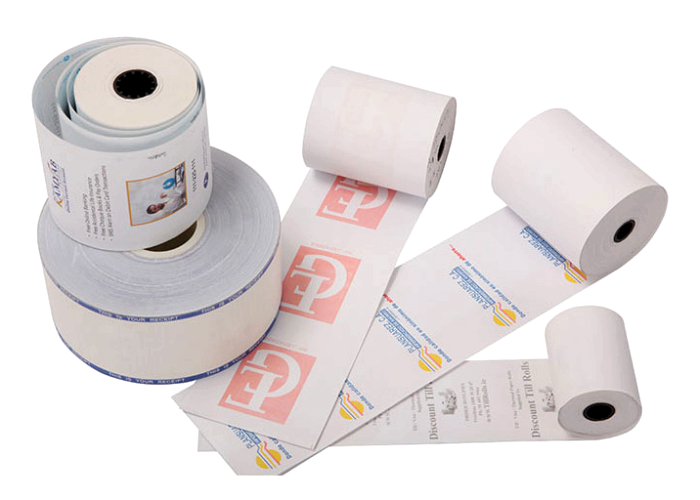 black image Thermal Paper jumbo rolls widths oem