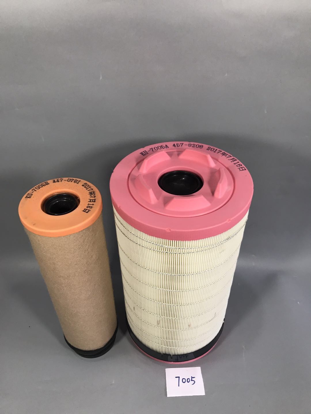 E320D2 E322D2 Excavator Air Filter , Filters 420 Mm Overall Height Reliable