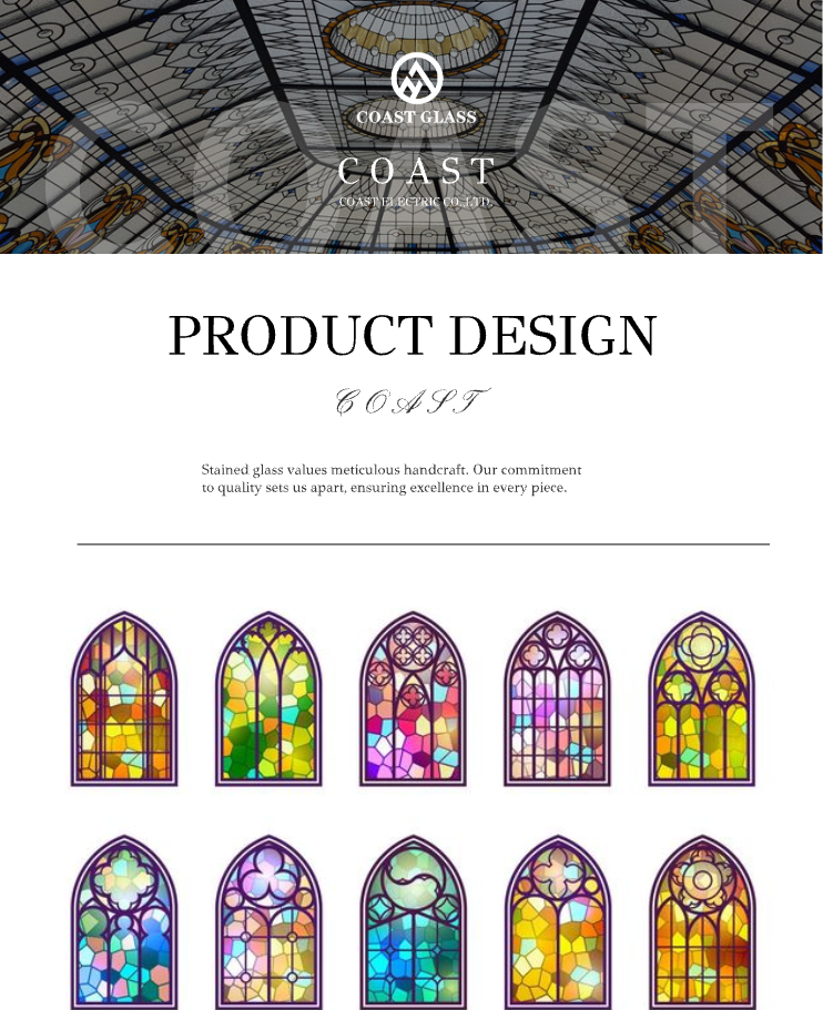 Crafting Stained Glass Partition Room Dividers Wall For Home