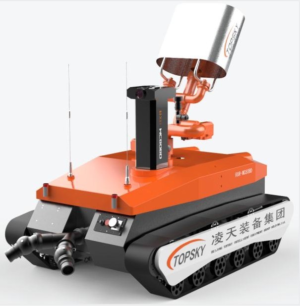 Large Traction Force Firefighting Robot As Fire Fighting Equipment