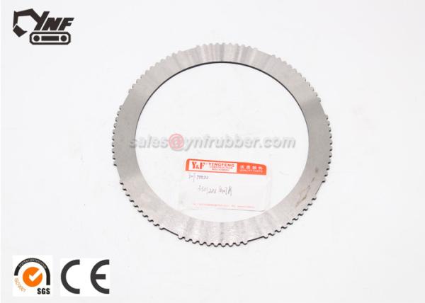 Silvery Excavator Spare Parts Brake Friction Plate 3501288 For Hitachi Steel