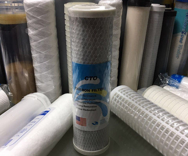 Quality 10" 1 Micron Drinking Water Filter Cartridges with CTO Activated Carbon / Coconut Carbon Block for sale