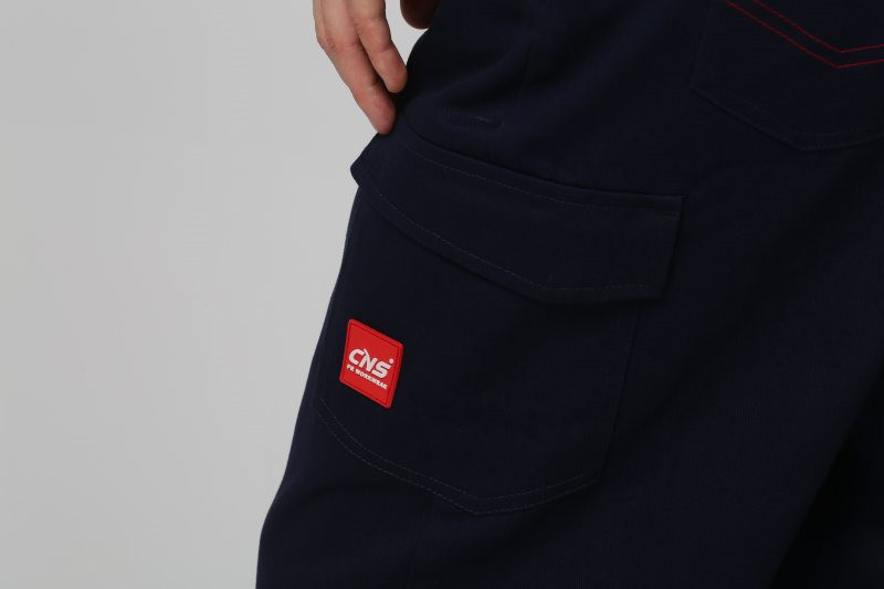EN11611 Fire Retardant Bib Overalls , Molten Metal Fr Protective Clothing