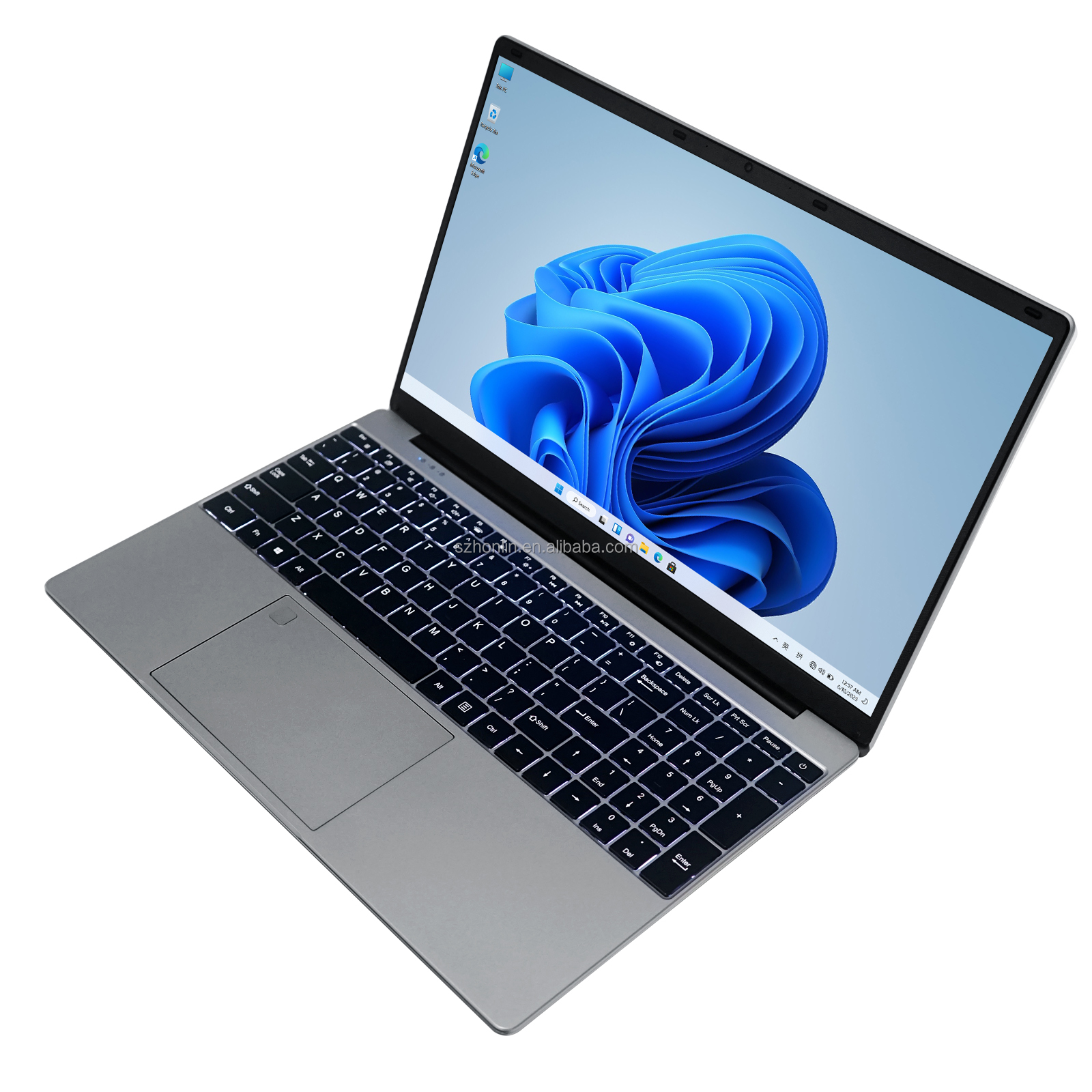 15.6 Inch Portable Intel N5095 Gaming Laptop Windows 11 Supported 12GB RAM 512GB SSD for Business Office and Gamers