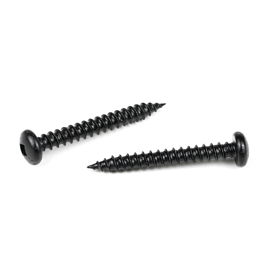 Black Ruspert Coating Stainless Steel Square Pan Head Wood Timber Screws