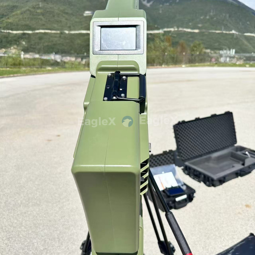 3-In-1 （Detection&Jamming&Spoofing) Mobile Drone Defense Device Portable FPV Drone Jammer