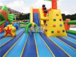 Outdoor Inflatable Playground Castle Bouncer Climb And Slide Combo