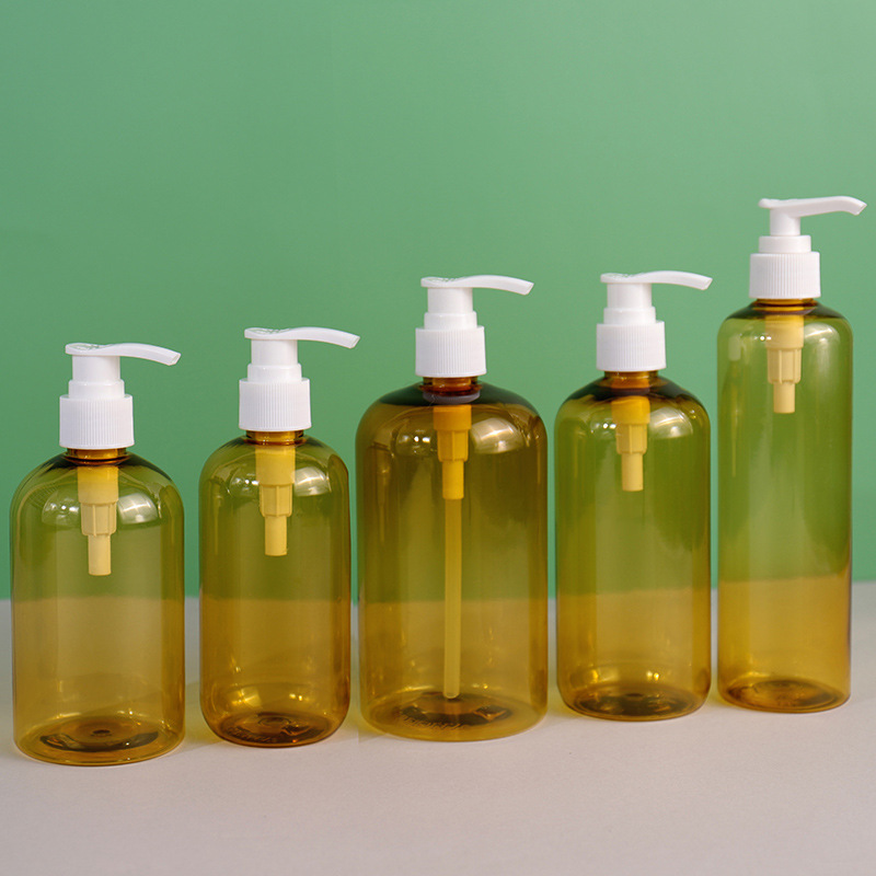 250ml 300ml 500ml Customized PET Bottle With Pump for Baby Shampoo Laundry Shower Gel and Body Shampoo Body Material PET