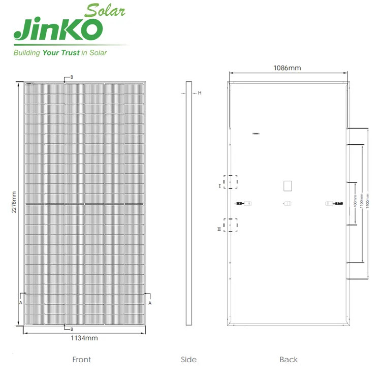 Jinko Tiger Neo N Type 78HL4-(V) 610-630 Watt Mono PV Module