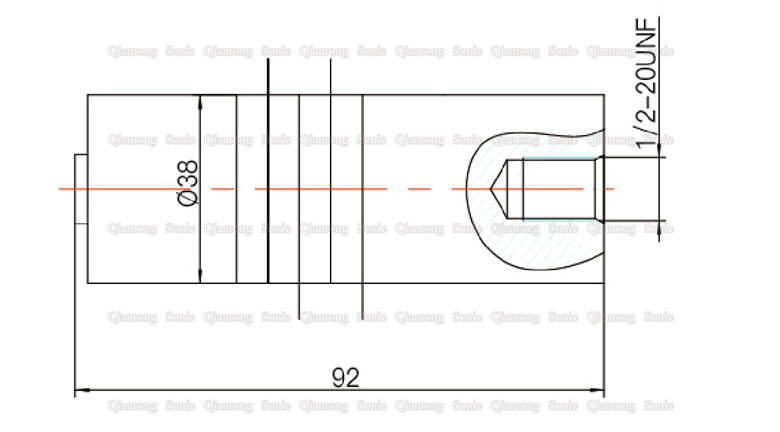 38mm Diameter 28Khz Ultrasonic Vibration Transducer For Portable Spot Welding
