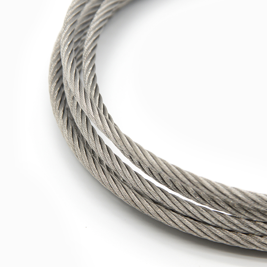 AISI 316 Stainless Steel Wire Rope 1×7 1×19 for Harsh Environments