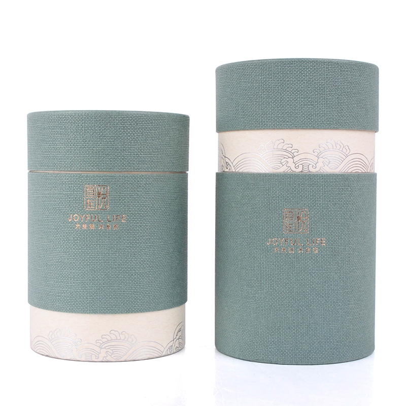 Kraft Paper Tube Packaging , Food Grade Cardboard Cylinder Container For Tea