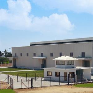 Customizable Steel Structure Warehouse With Sandwich Panel Wall And Galvanized