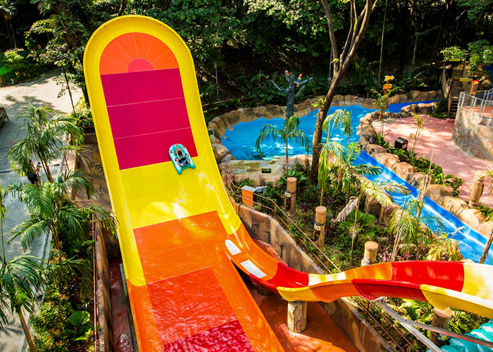 Aqua Park Custom Water Slides , Water Entertainment Equipment For Children'S Playground