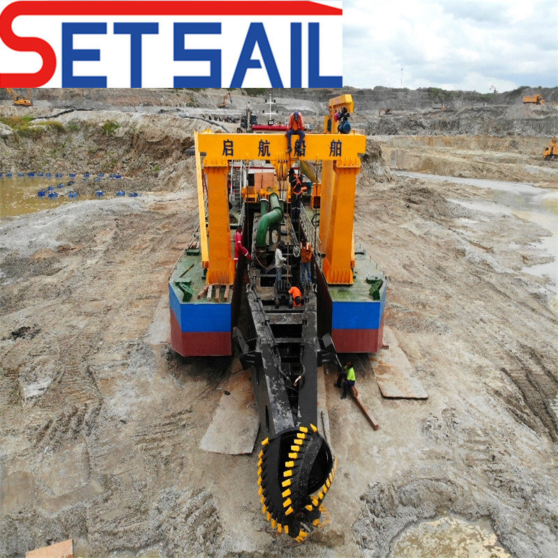 Hydraulic Control Diesel Enigne Cutter Suction Dredger with ISO