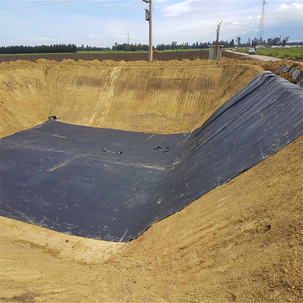 0.75mm HDPE Black Geomembrane Pond Liner Standard GB/ASTM GRI-GM13 Geomembranes