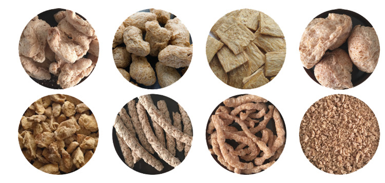Double Screw Extruder Soya Chunks Protein Bar Sticks Production Line with 35kw Power