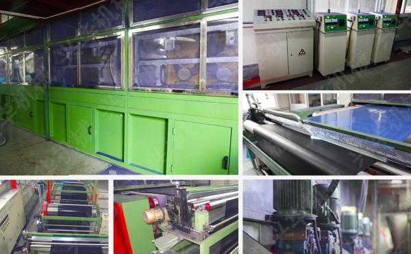 Knitting Non - Woven Electrostatic Flocking Equipment Available Working Width