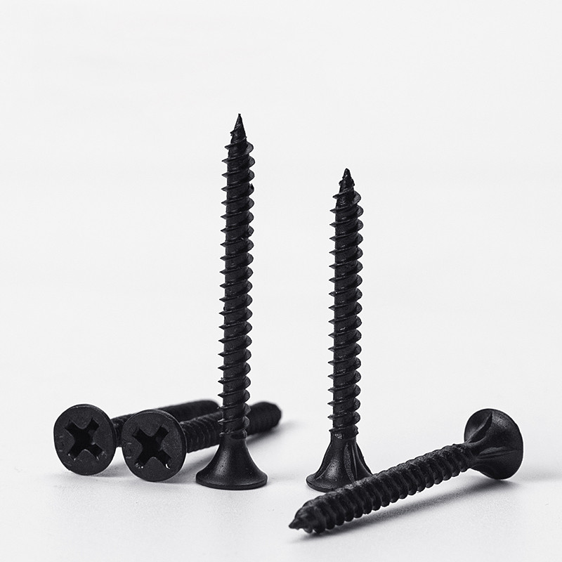 Customized Drywall Black Screw 13mm - 152mm Bugle Head Self Tapping Screws