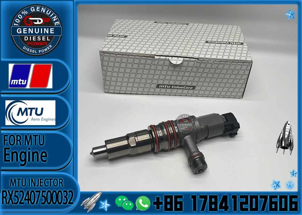 Diesel Fuel Common Rail Injector VTO-G268W48B X52407500032 CX52407500032 EX52407500032 RX52407500032 For MTU S4000 Engin