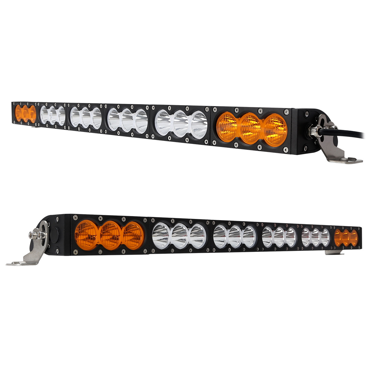 H Style 180W White to Yellow Color 18pcs 10W CREE LED LIGHT BAR 6000K 10-30V Combo Beam,Flood Beam, Spot beam