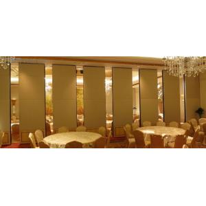 Custom Movable Partition Walls System With Aluminium Frame Sliding Track Roller