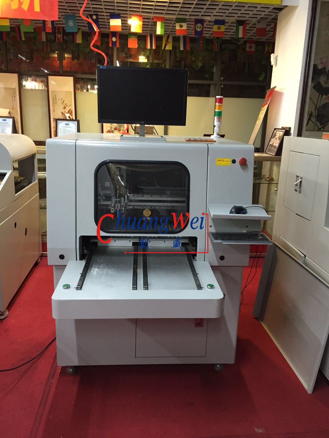 Windows 7 Panasonic Motor 100mm/S PCB Router Machine