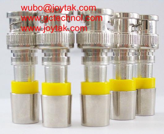 BNC male compression connector for Coaxial cable RG59U high quality BNC coax