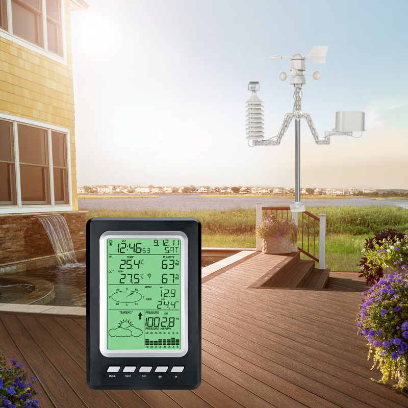 WS1030 Solar PV Station With Data Logger Automatic Wireless Professional Weather Station