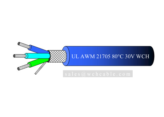 UL21705 Durable Elastomer TPE Industrial Control Cable