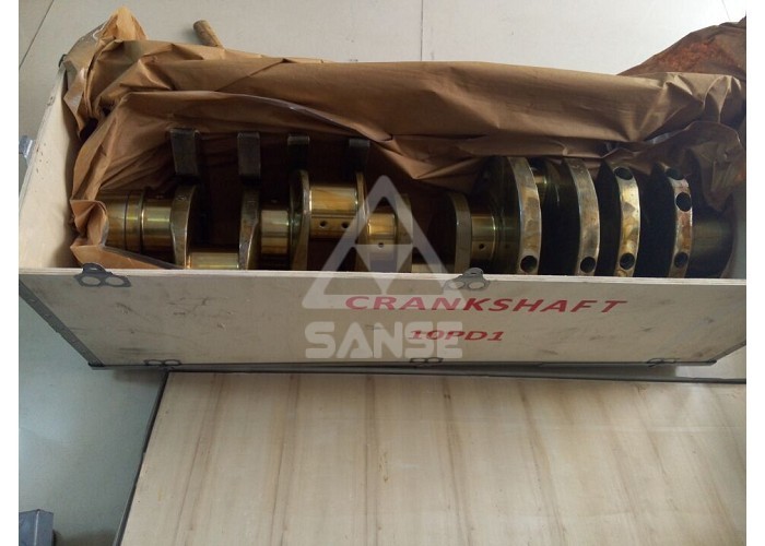 4D34 Engine Crankshaft , forged steel crankshaft for Mitsubishi Engine parts
