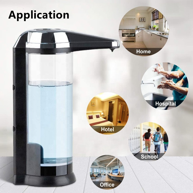 2.1W Countertop Touchless Hand Sanitizer Dispenser FCC Battery Operated