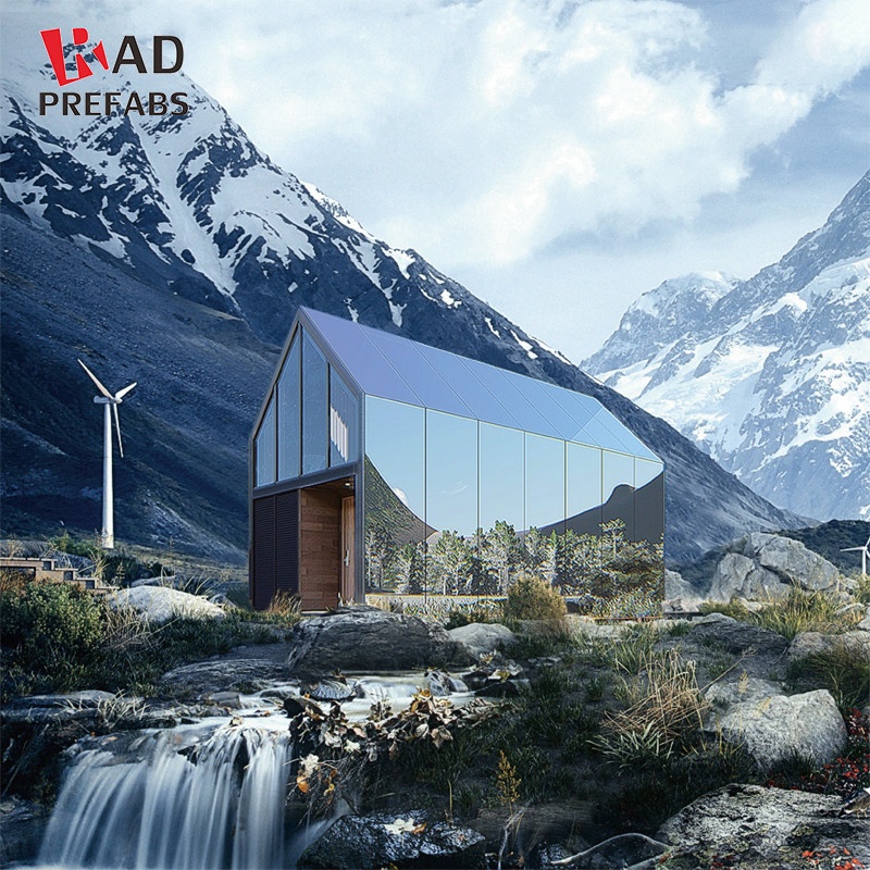 RAD Luxury Glass Movable Design Easy / Fast Install Prefab Loft Homes