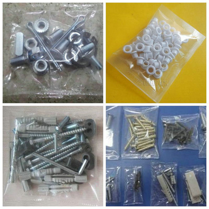 Automatic high speed screw bolt counting and packing machine for plastic parts