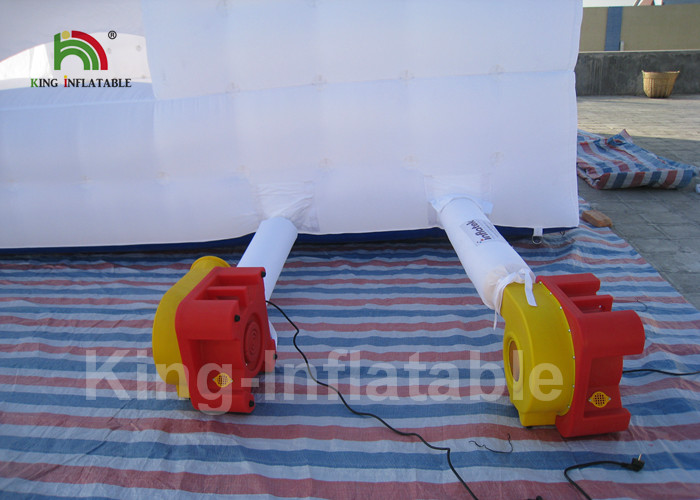 PVC Tarpaulin White Inflatable Wedding Party Tent Rectangle Shape 39.4ft * 19.7ft