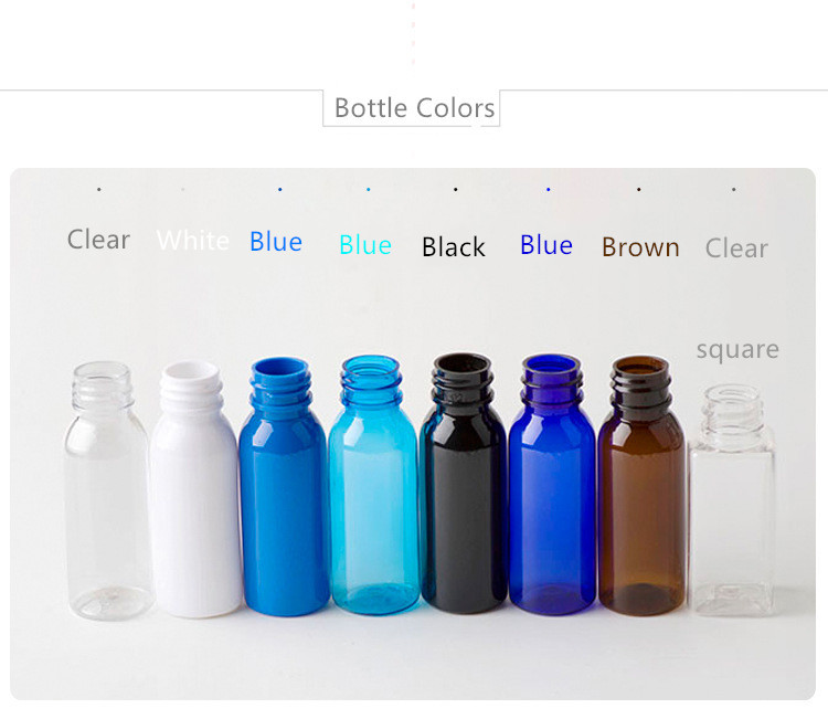 Durable Empty Plastic PET Bottles Cosmetic Packing With Needle Mouth Cover